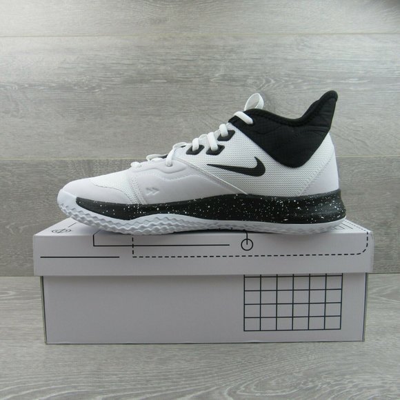 Nike PG 3 TB White Black Basketball Shoes - Picture 3 of 8